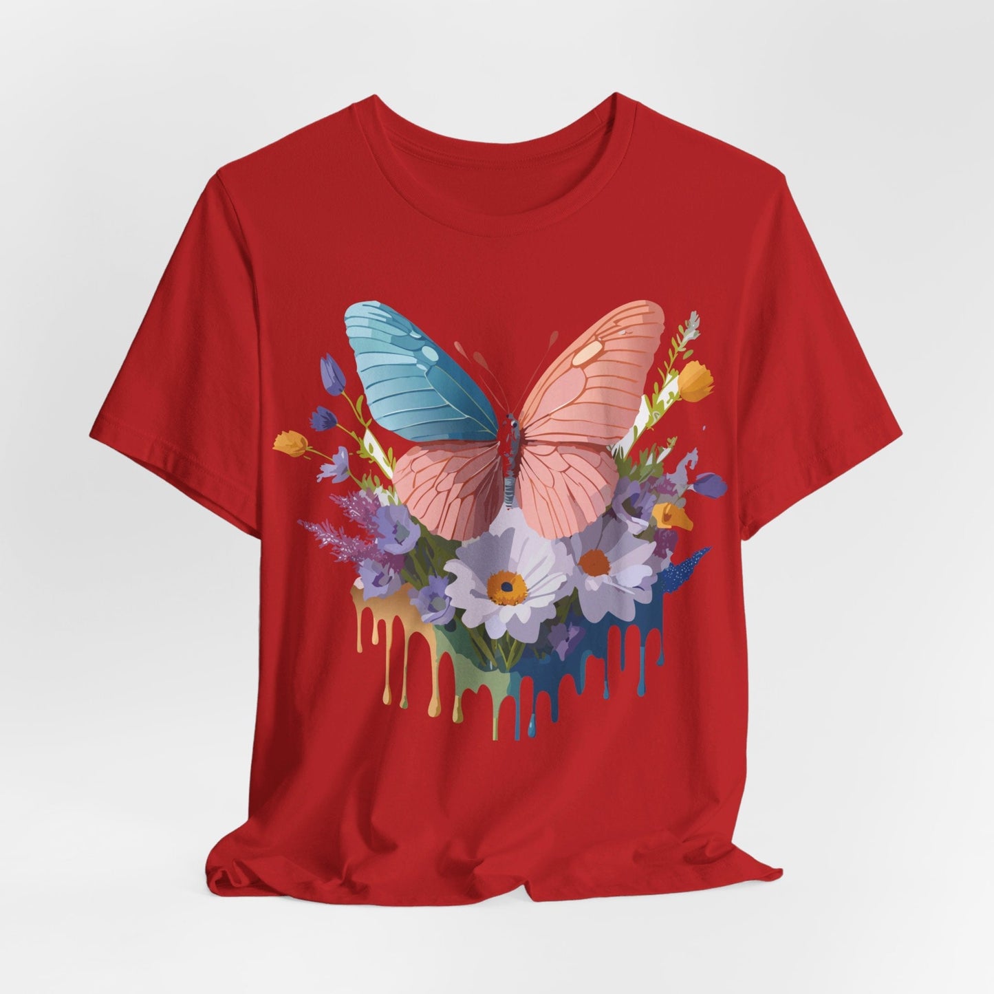 Butterfly Graphic Tee Unisex Adelpha Art Vintage Inspired Short Sleeve Shirt