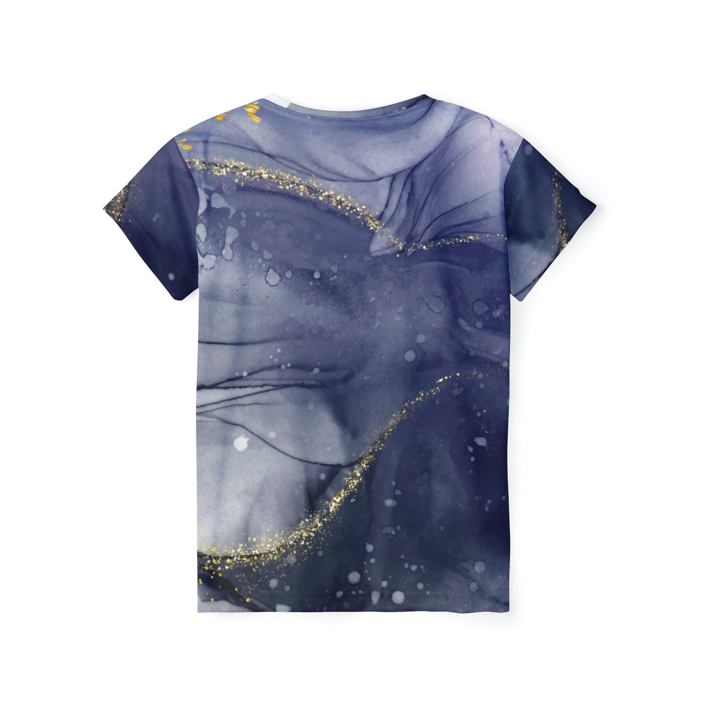 Poly Jersey Tee Shirt with abstract prints