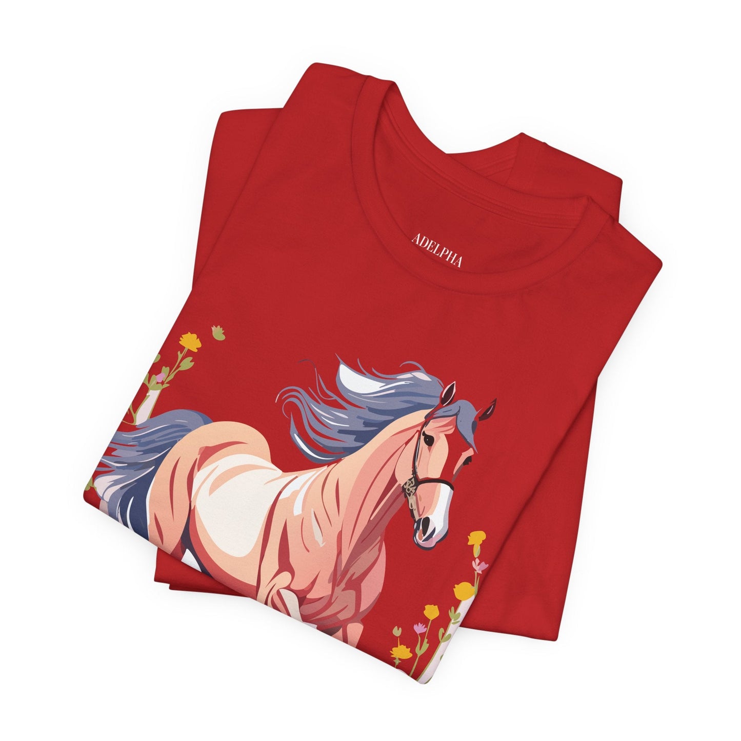 Horse Graphic Unisex 100 Cotton Vintage Animal Art T-Shirt 8