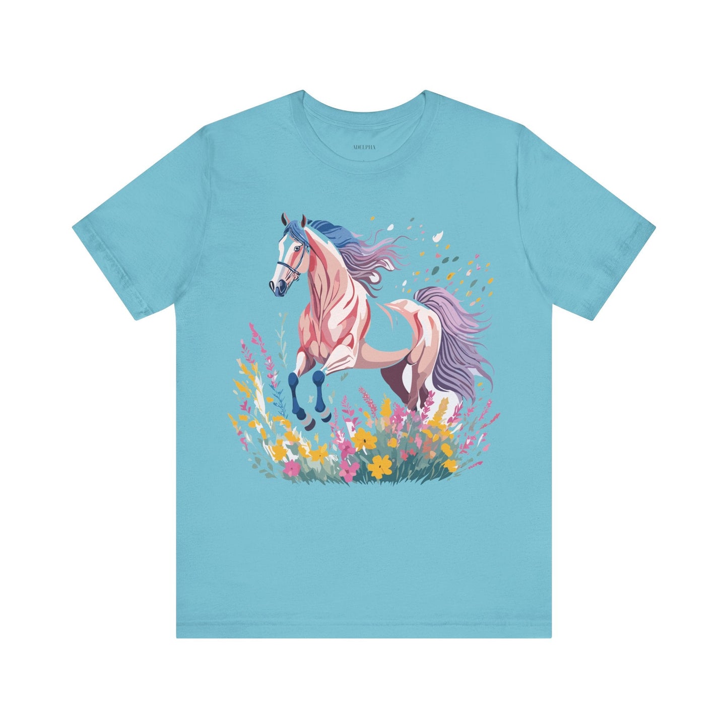 Horse Graphic Unisex 100 Cotton Vintage Animal Art T-Shirt 7