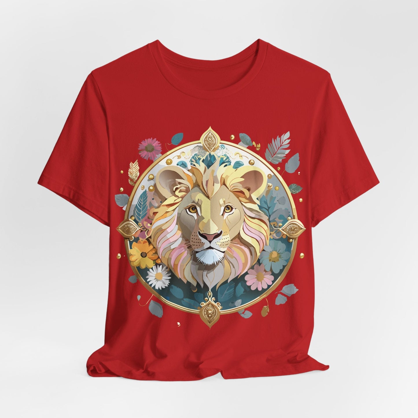Adelpha Medallion Graphic Tee Unisex Short Sleeve Vintage Inspired Art Design Shirt