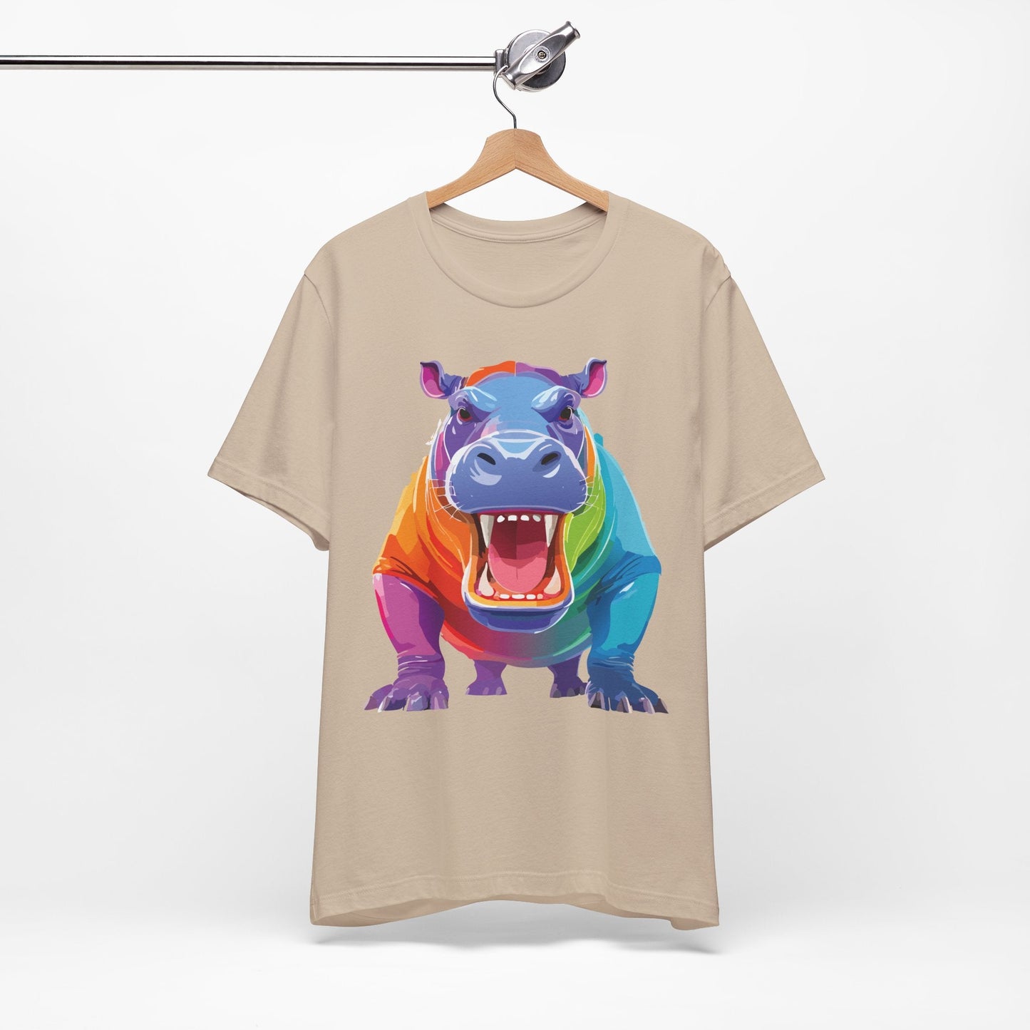 Unisex Animal Tee Shirt With Art Design Wild Animals Graphic Tee For Men Women All Sizes