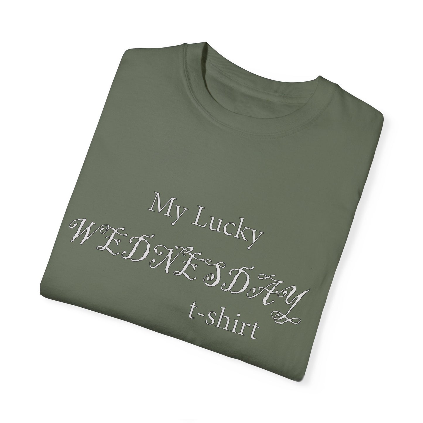 Unisex T-shirt with weekdays design