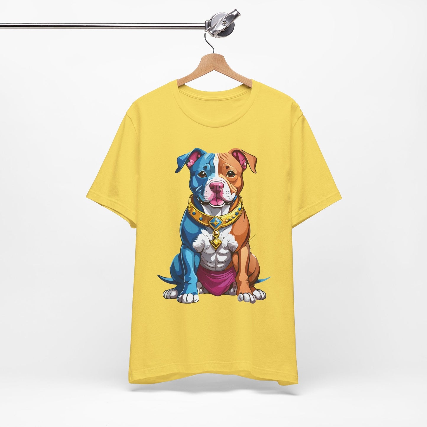 Unisex Animal Shirt Art Design Tee With Wild Animals Print Short Sleeve Jersey Tee