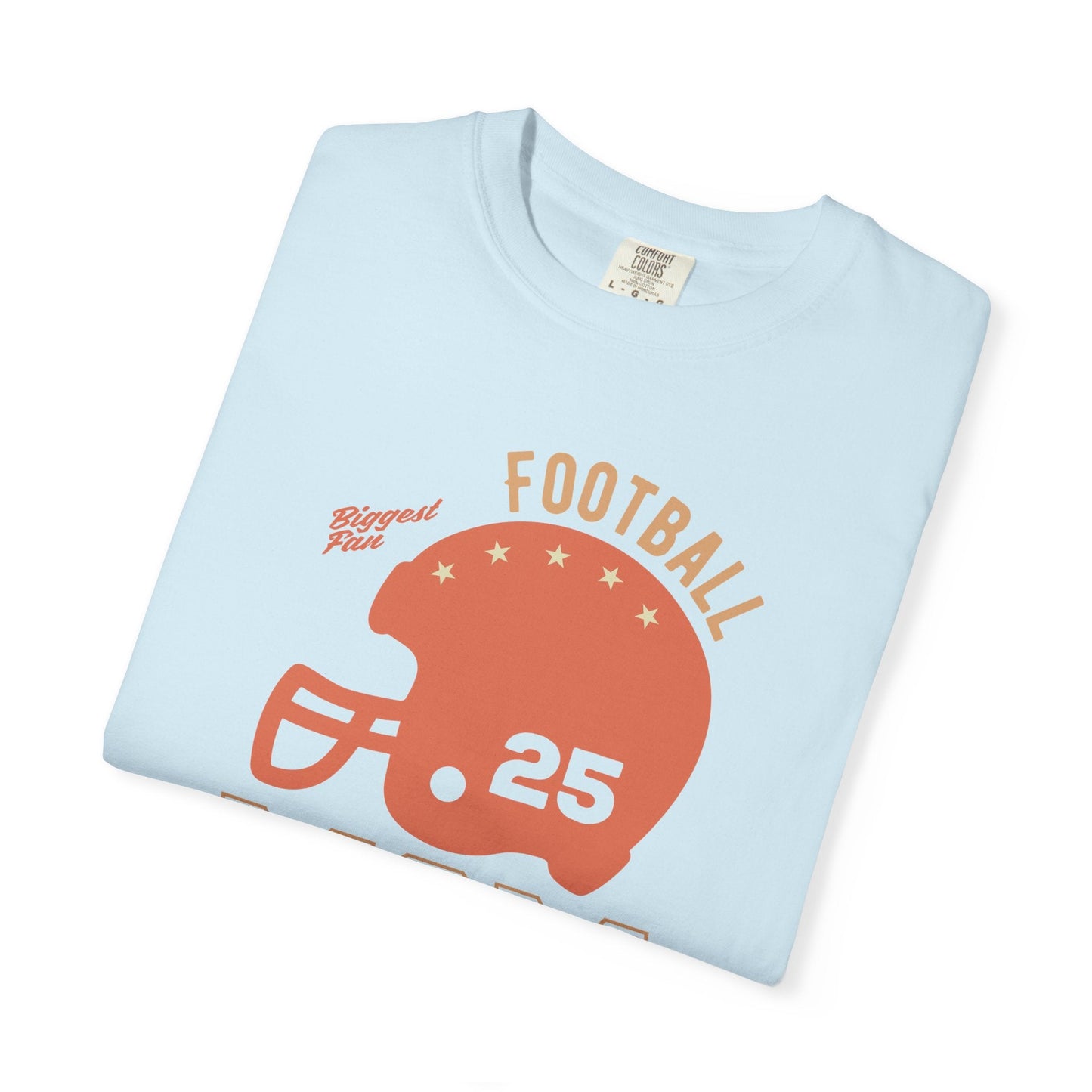 Football Mom T-shirt Mother's Day Mama Tee Unisex Comfort Colors Garment-Dyed Cotton h43