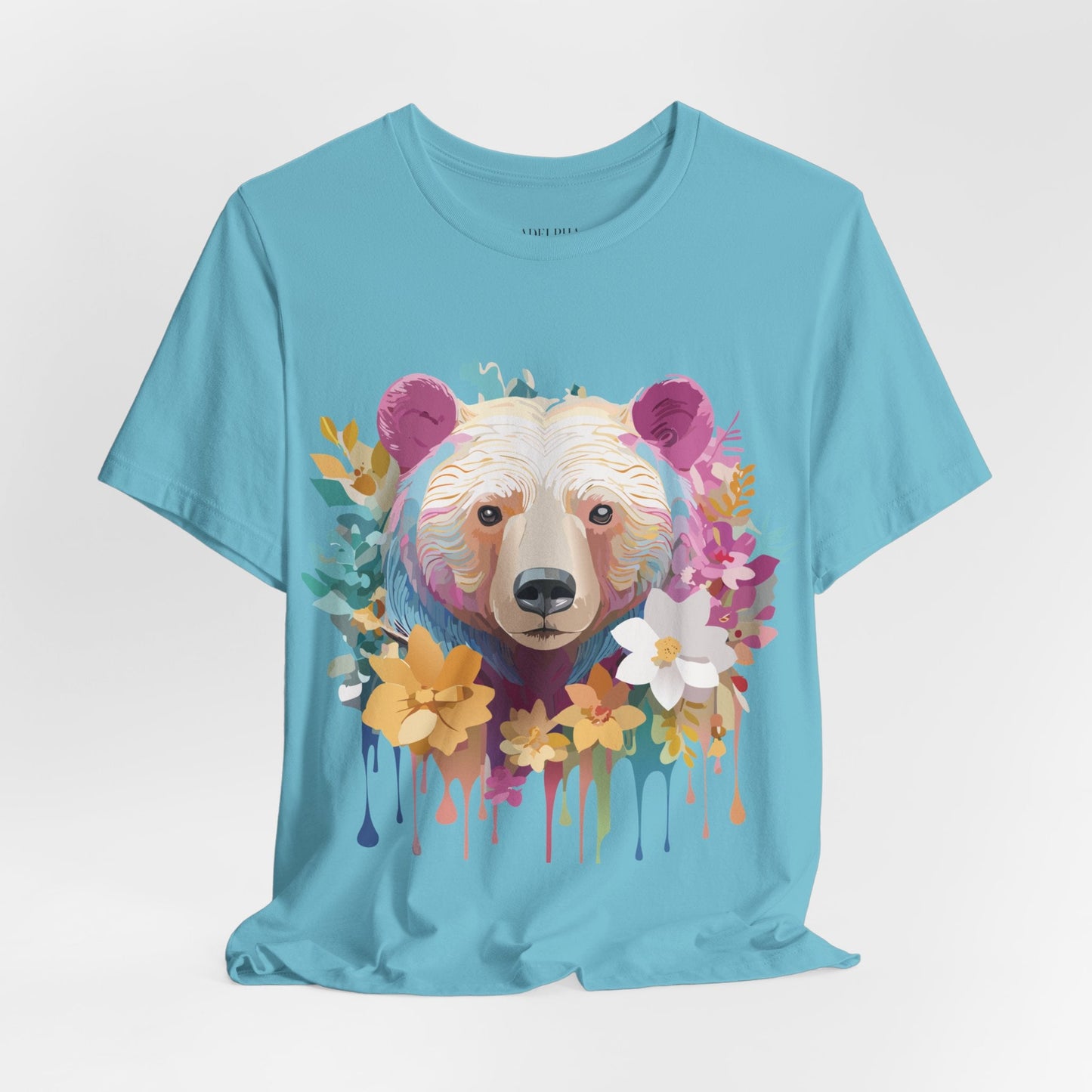 Adelpha Bear Graphic Tee Unisex Short Sleeve Shirt Art Design