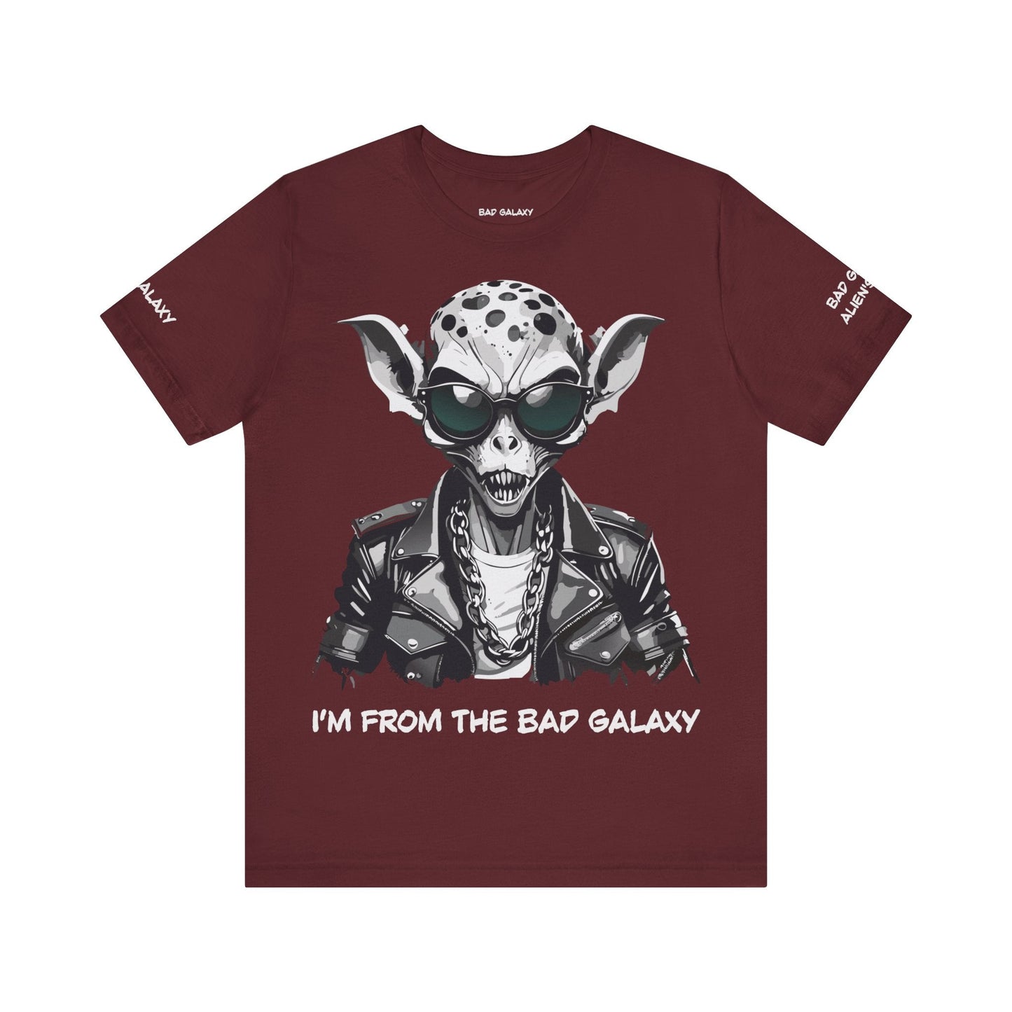 Alien Tee Shirt From Bad Galaxy Made To Order Lightweight 100 Cotton Tee With Eco Inks Free Shipping