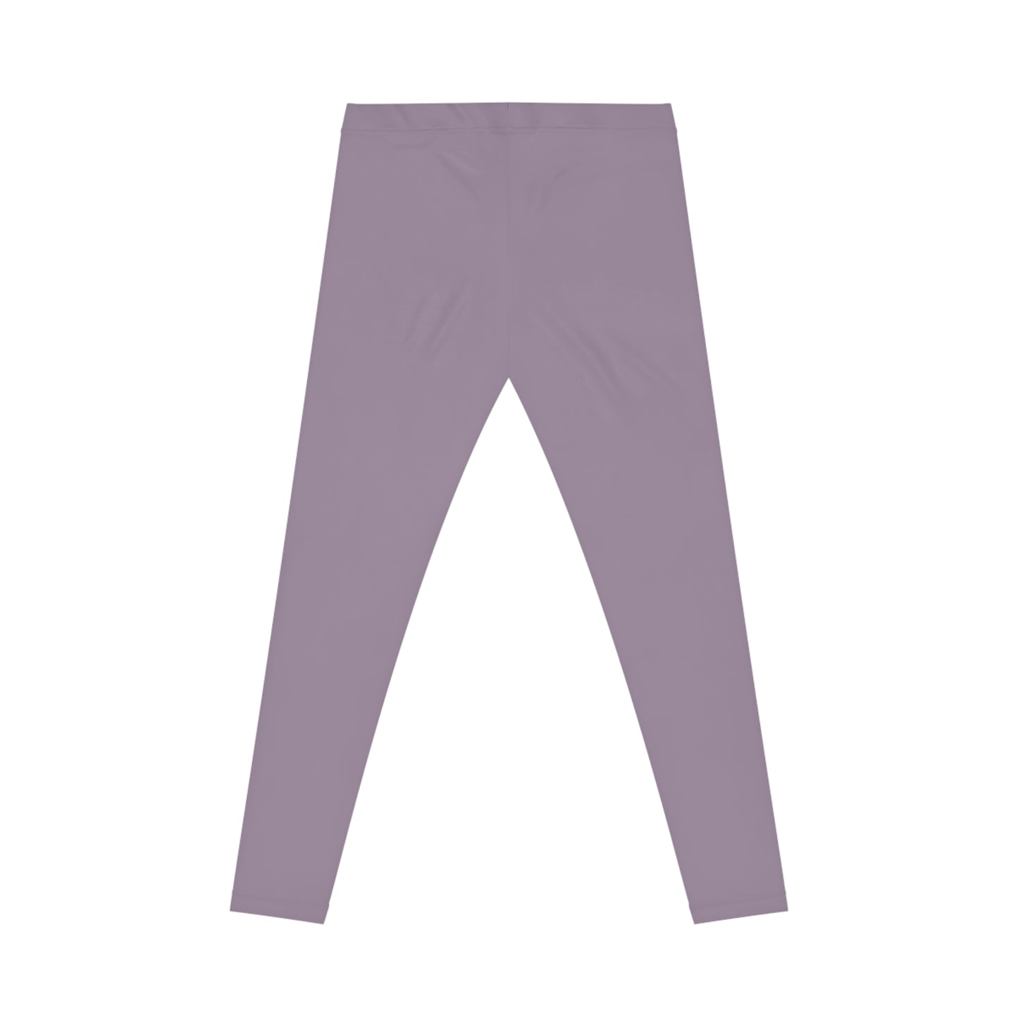 Dusty Purple Color Women's Poly-Span Casual Leggings XS-2XL