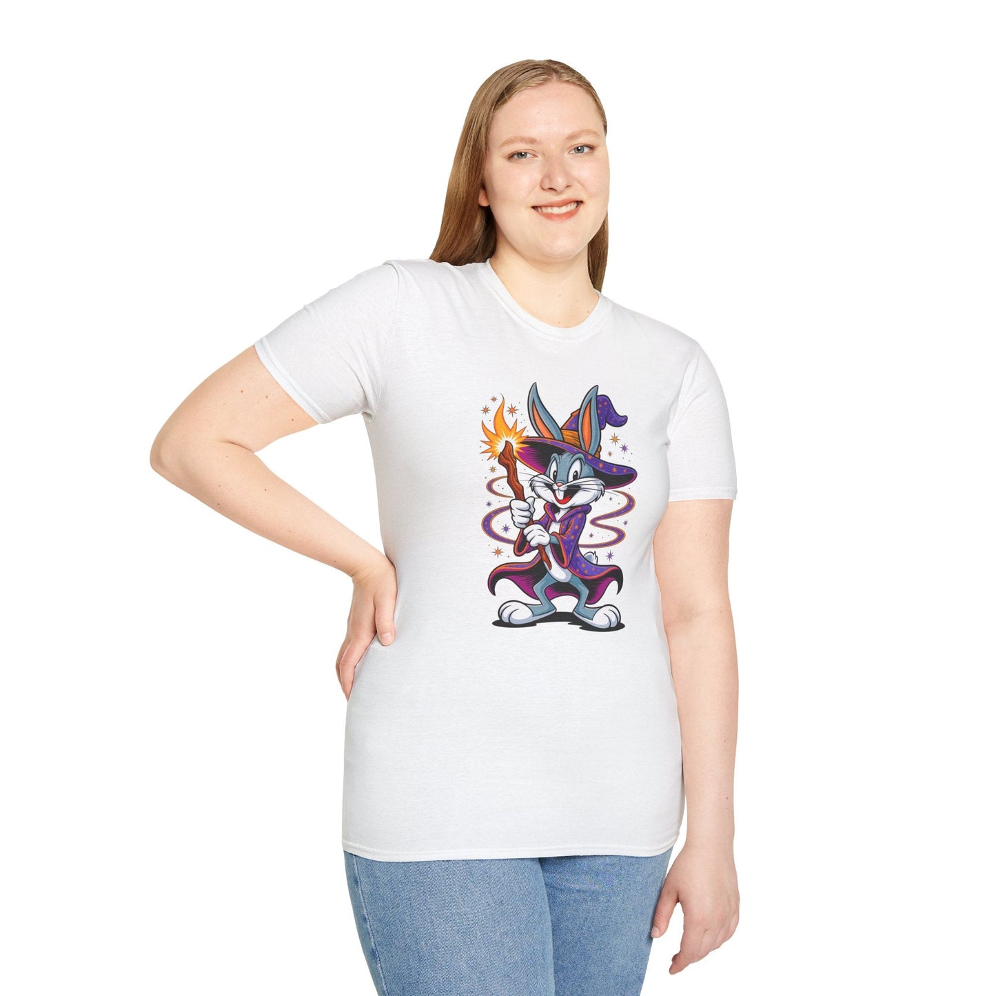 Bugs Bunny T Shirt Unisex Softstyle Gildan 64000 Cartoon Tee With Classic Design Art