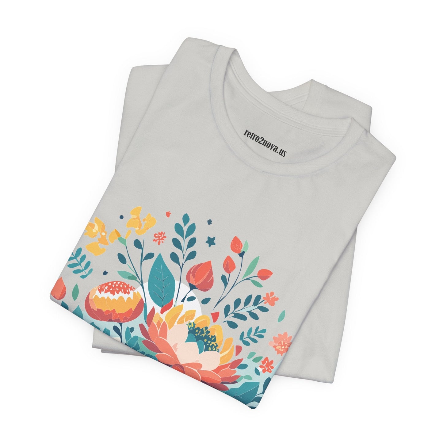 Flowers Shirt Floral Shirt Unisex Jersey Short Sleeve Tee Breathable Fabric Free Shipping