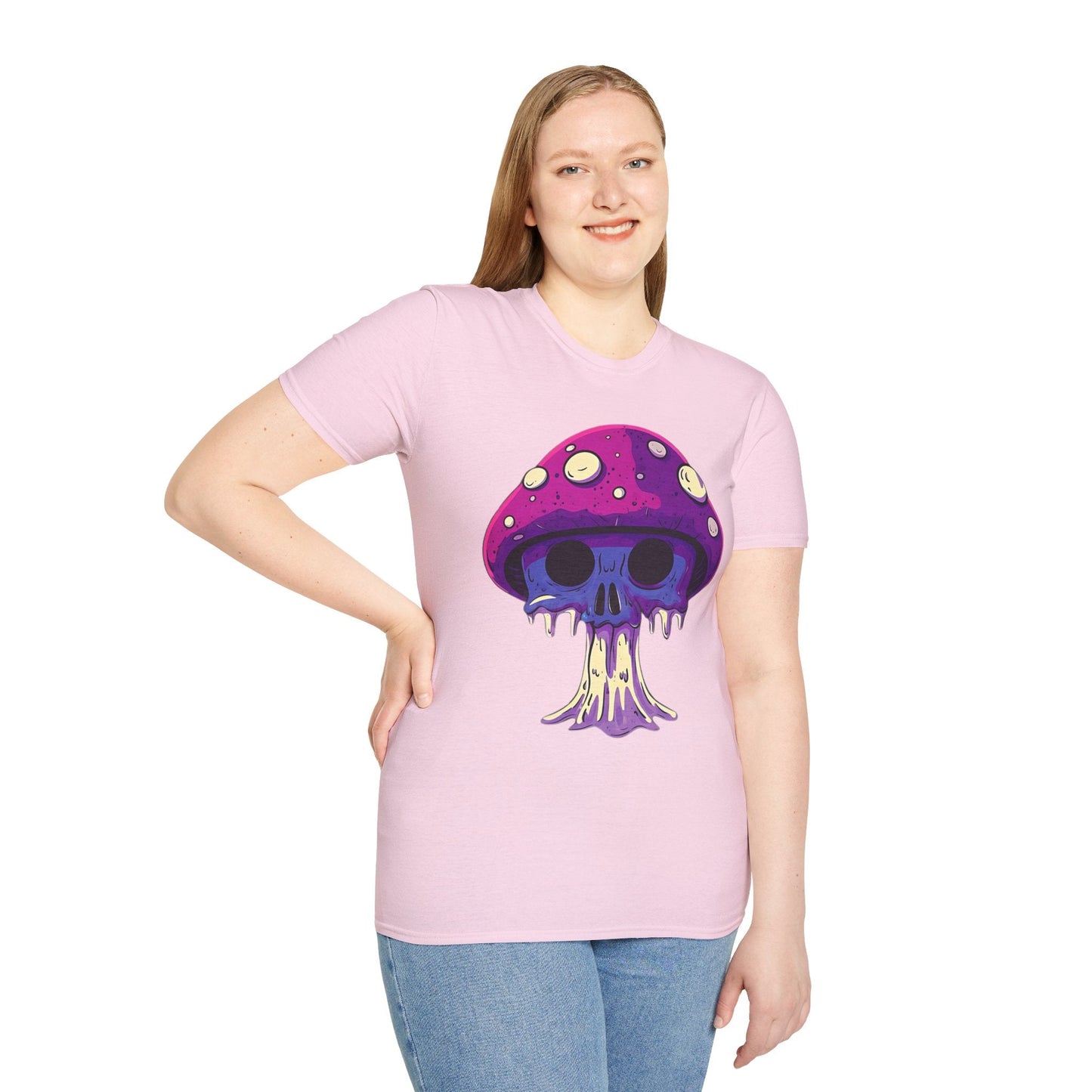 Mashroom Tee Shirt Unisex Funny Mashroom Graphic Softstyle Tee Gildan 64000 Quality Cotton