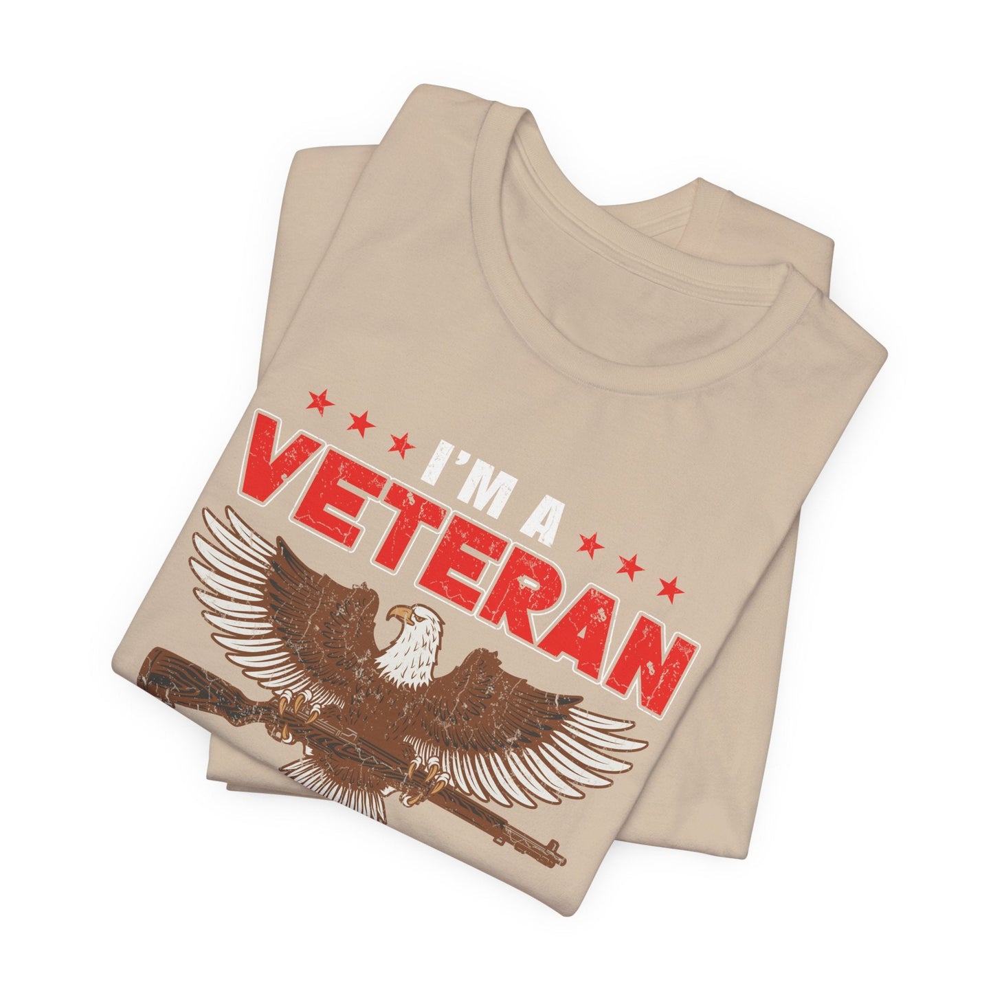 Army Veteran Patriotic Graphic Design Unisex Cotton T-Shirt v35