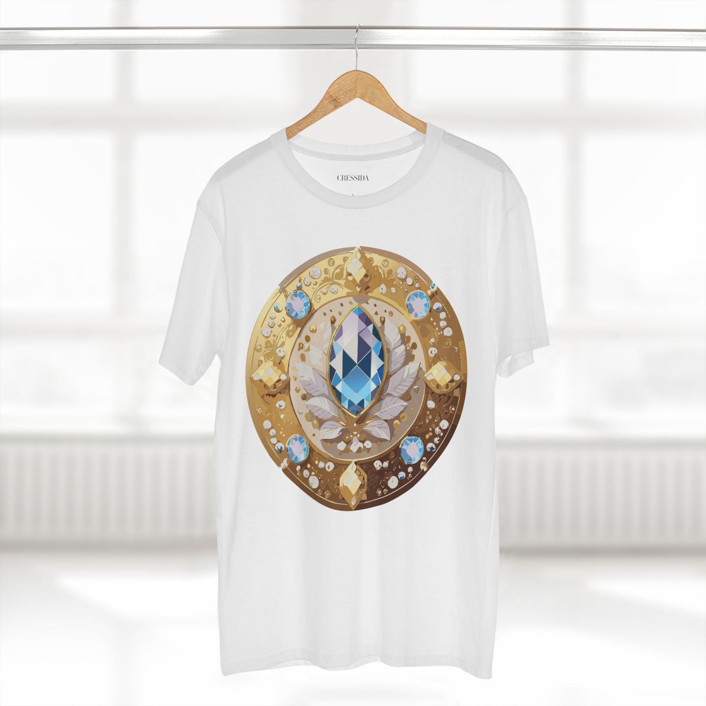 Medallion Graphic T-Shirt Unisex 100 Cotton With Gold Art Design Medal Tee 17