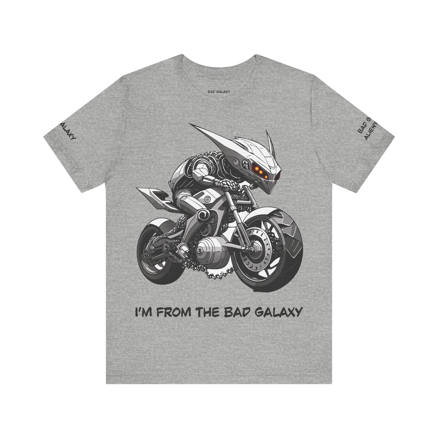 Alien Tee Shirt From Bad Galaxy Made To Order 100 Percent Cotton Lightweight Tee Made In USA