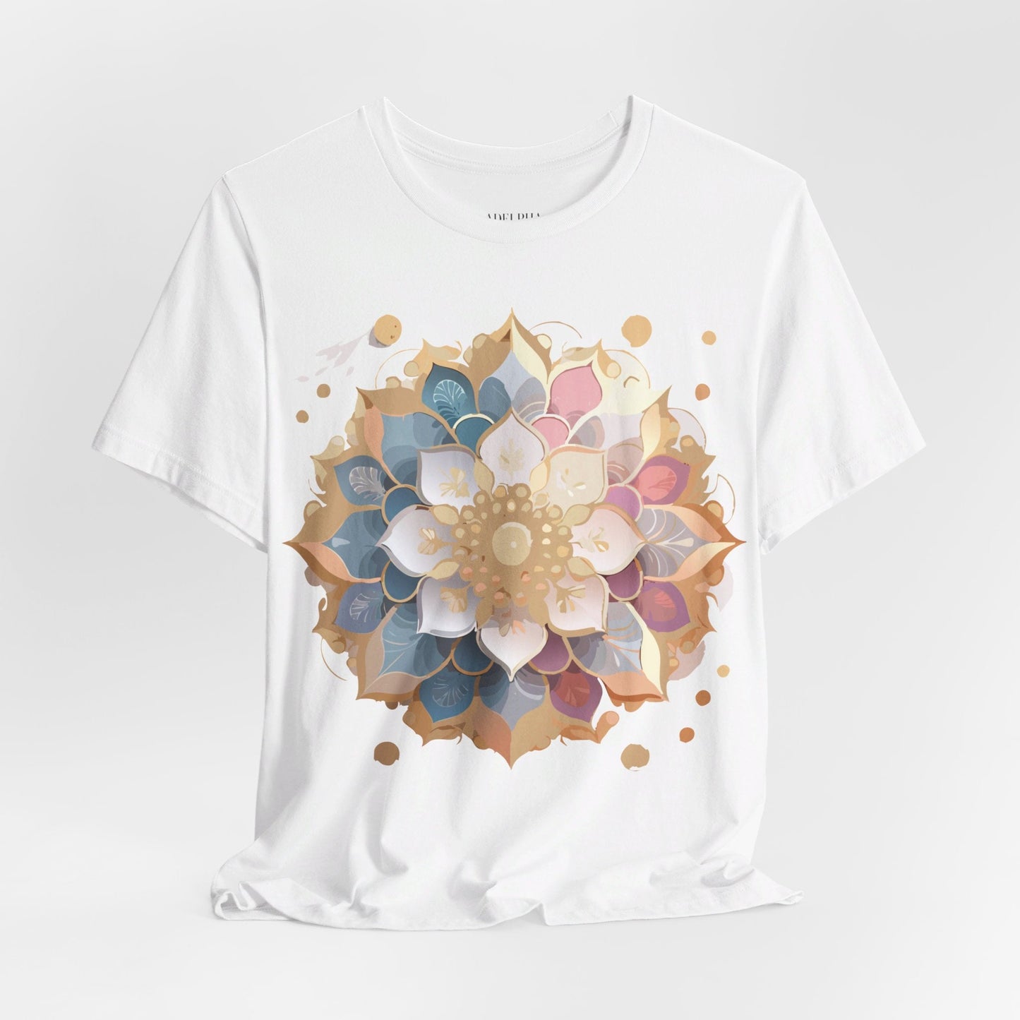 Mandala Graphic Tee For Men And Women By Adelpha Unisex Short Sleeve Art Design Shirt