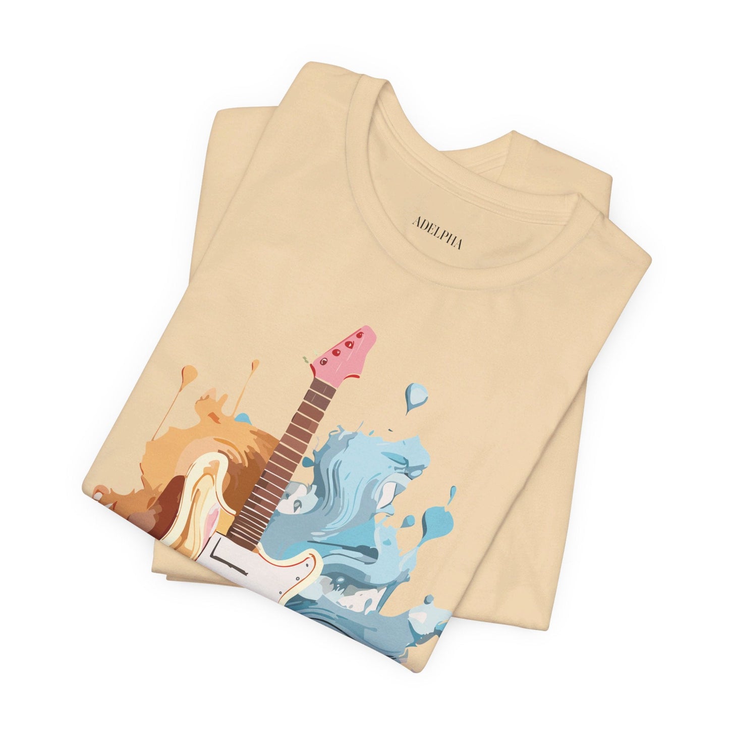 Adelpha Music Graphic T Shirt Unisex Jersey Short Sleeve Vintage Inspired Tee Art Collection