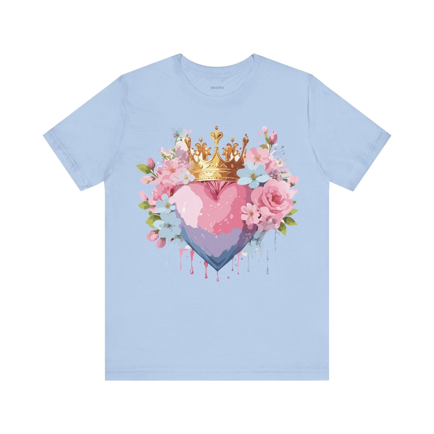 Valentine Graphic Tee Unisex Jersey Short Sleeve Adelpha Vintage Inspired Artwork