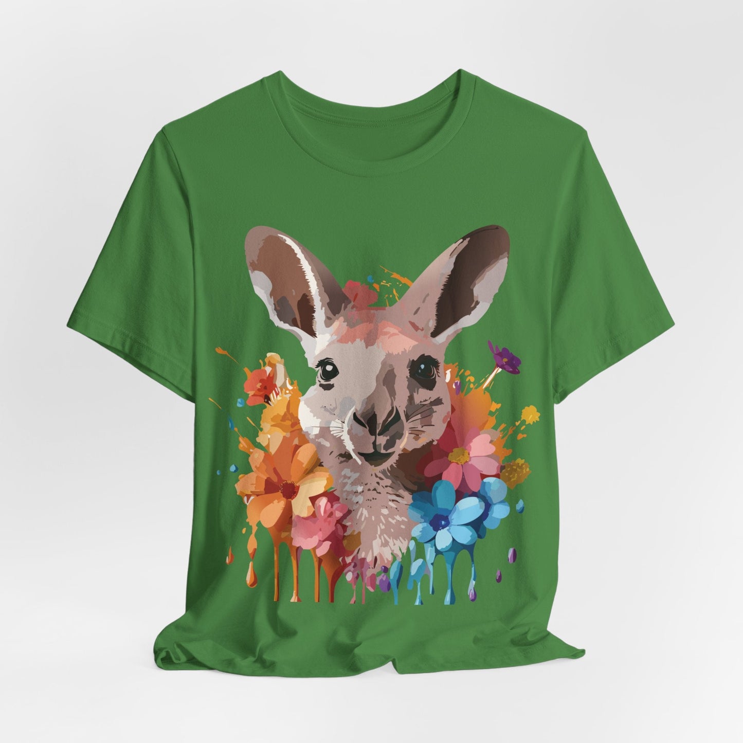 Kangaroo Graphic T Shirt Unisex Adelpha Art Design Vintage Inspired Tee With Original Artwork