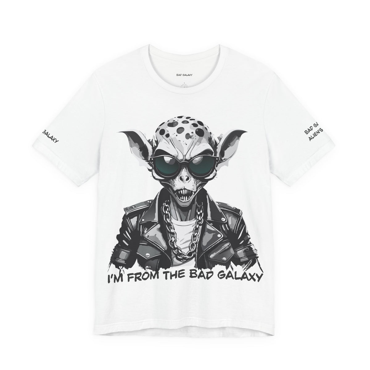 Alien Graphic Unisex Cotton Bella+Canvas Tee with Art Design b61