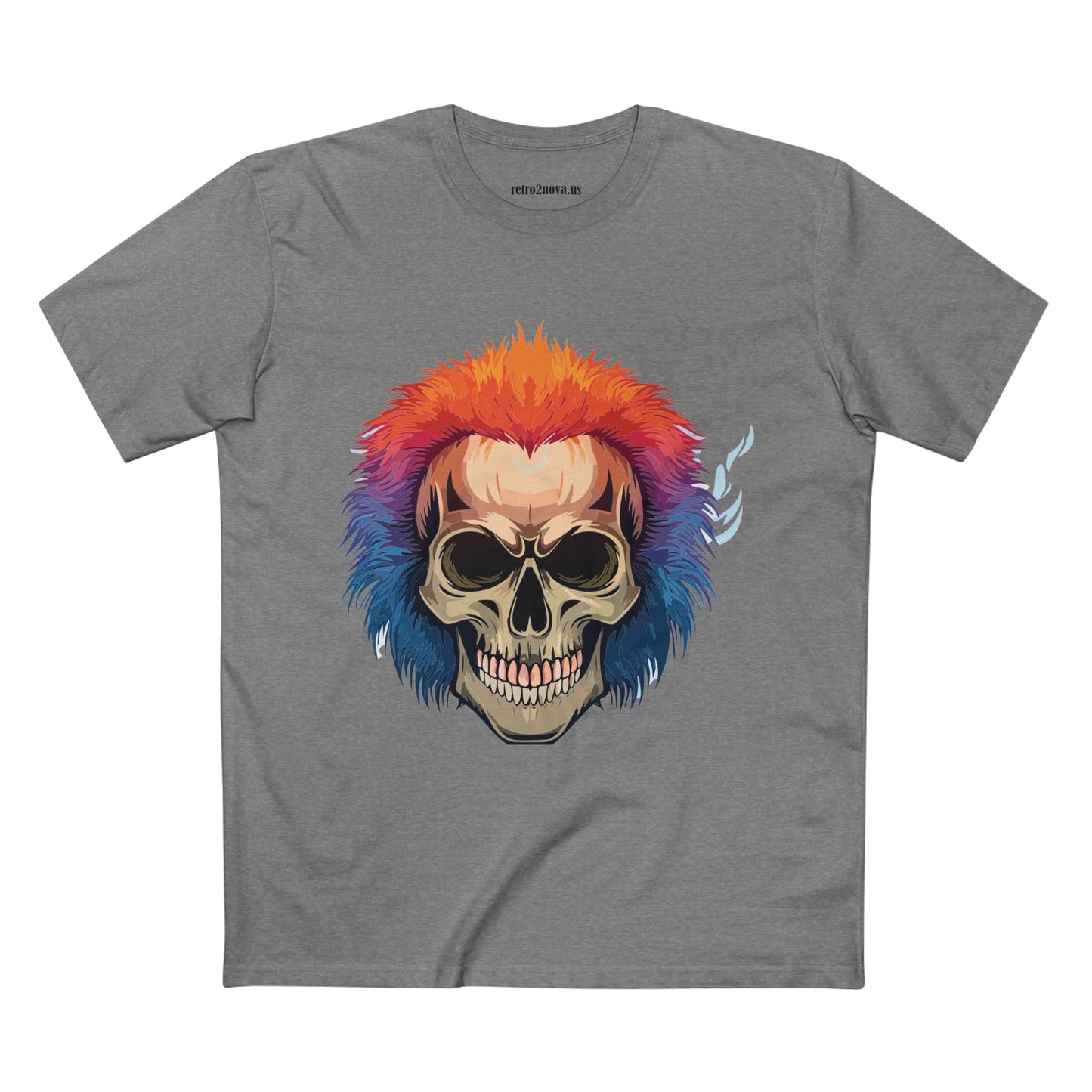 Skull And Skeleton Shirt Unisex Premium Cotton Tee With Original Art Design By Retro2Nova
