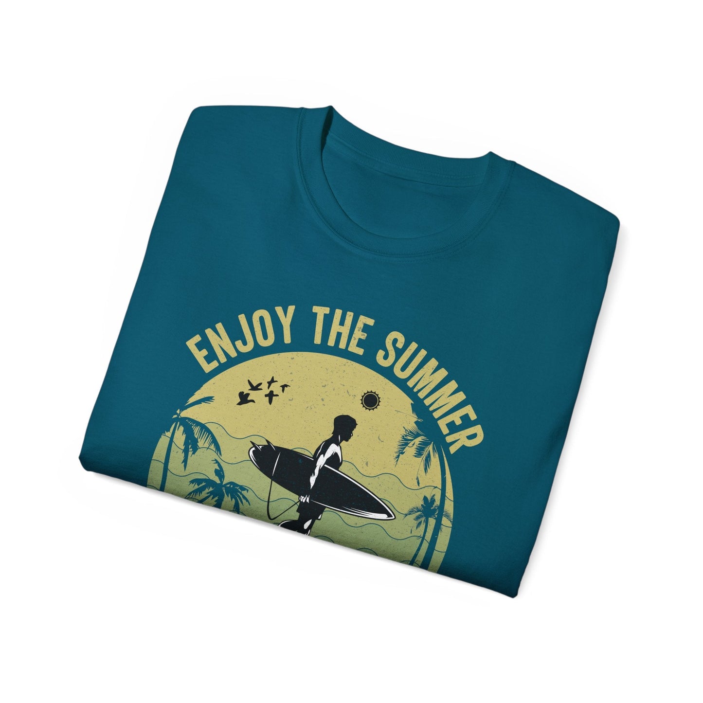 Summer Surf Art Design T Shirt TeeGallery Gildan 2000 Unisex Cotton Tee Apparel Collection