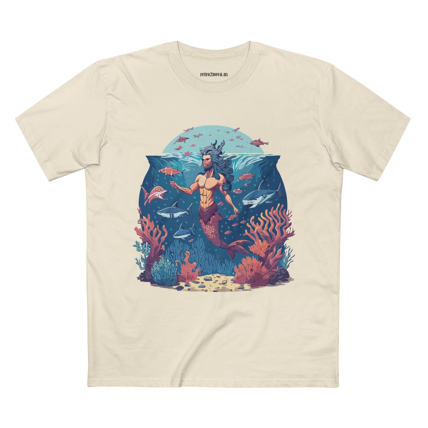 Ocean Shirt Ocean Pacific OP20 Unisex Premium Cotton Tee With Original Art Design Retro2Nova