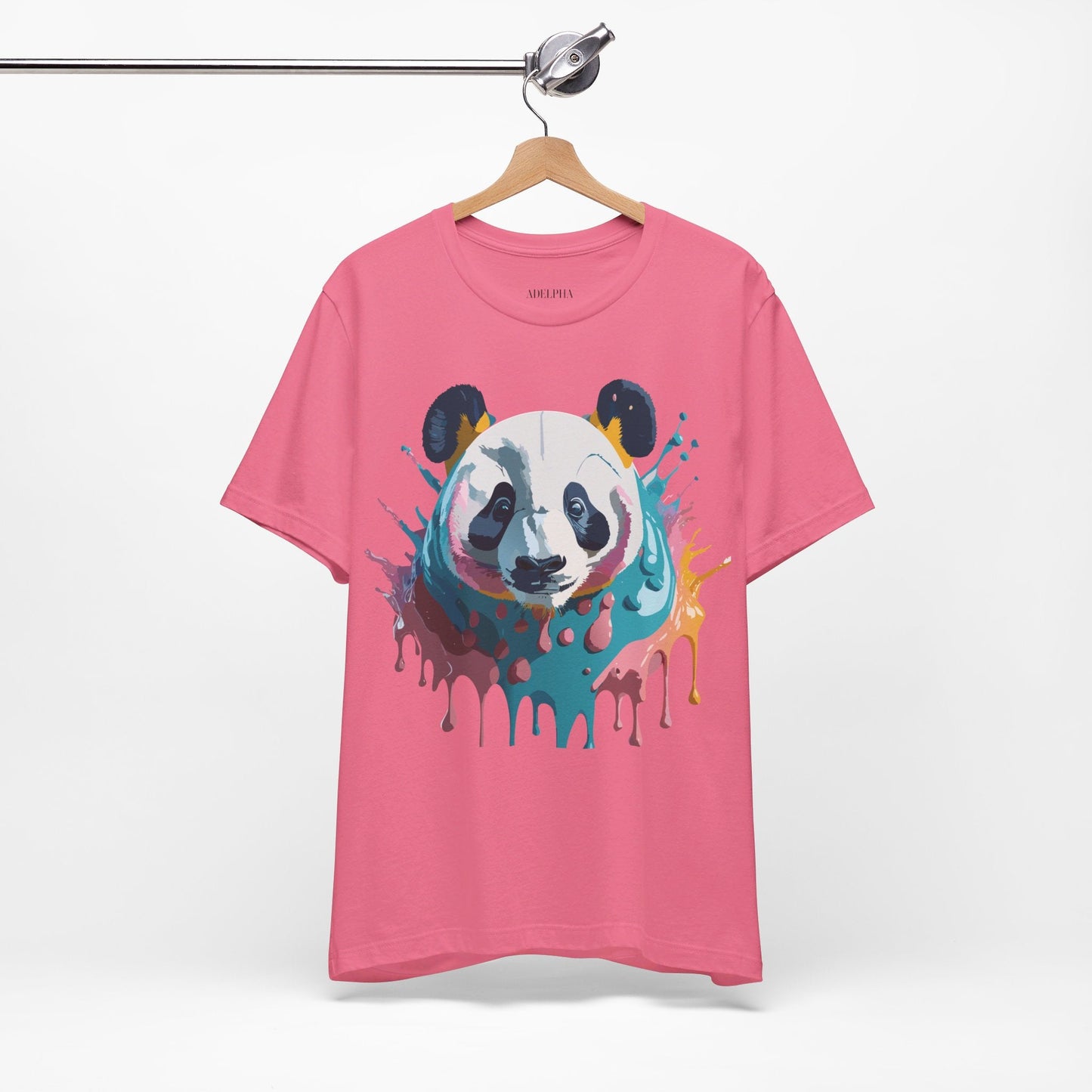 Panda Graphic T Shirt Unisex Jersey Short Sleeve Adelpha Vintage Inspired Art Tee Premium Quality