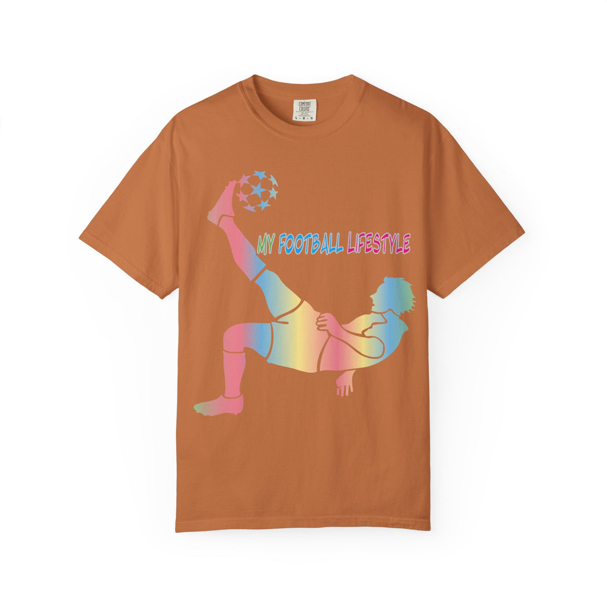 Sports Graphic Unisex T-Shirt Garment Dyed Cotton Relaxed Fit Comfort Colors 12