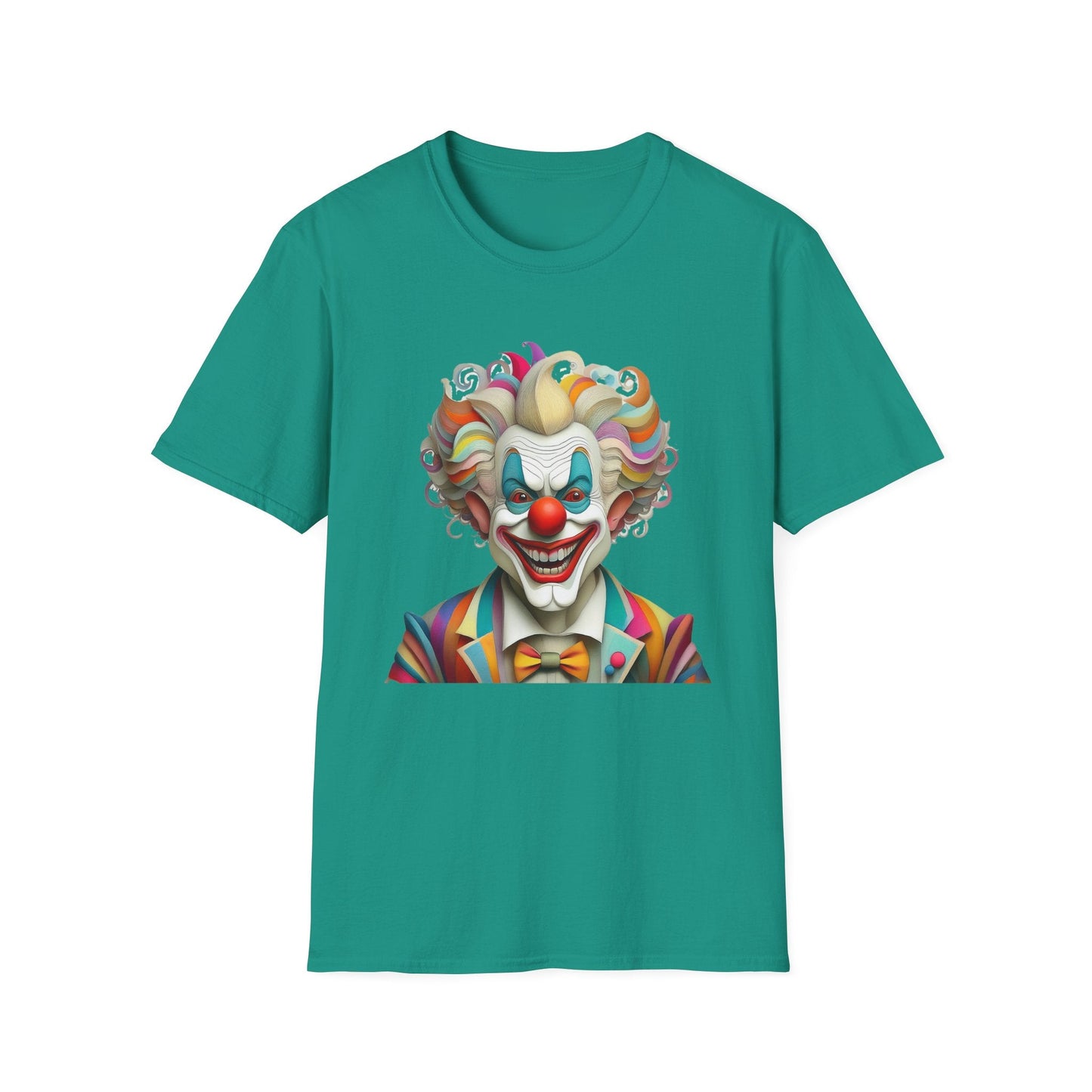 Clown Shirt Unisex T Shirt With Funny Man Circus Motif And Scary Man Design Graphic Print