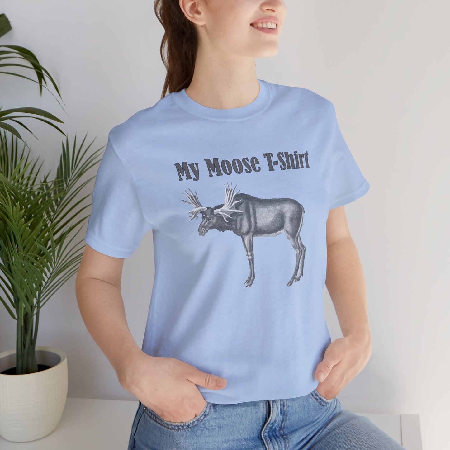 Unisex Cotton Tee Shirt with animals Print