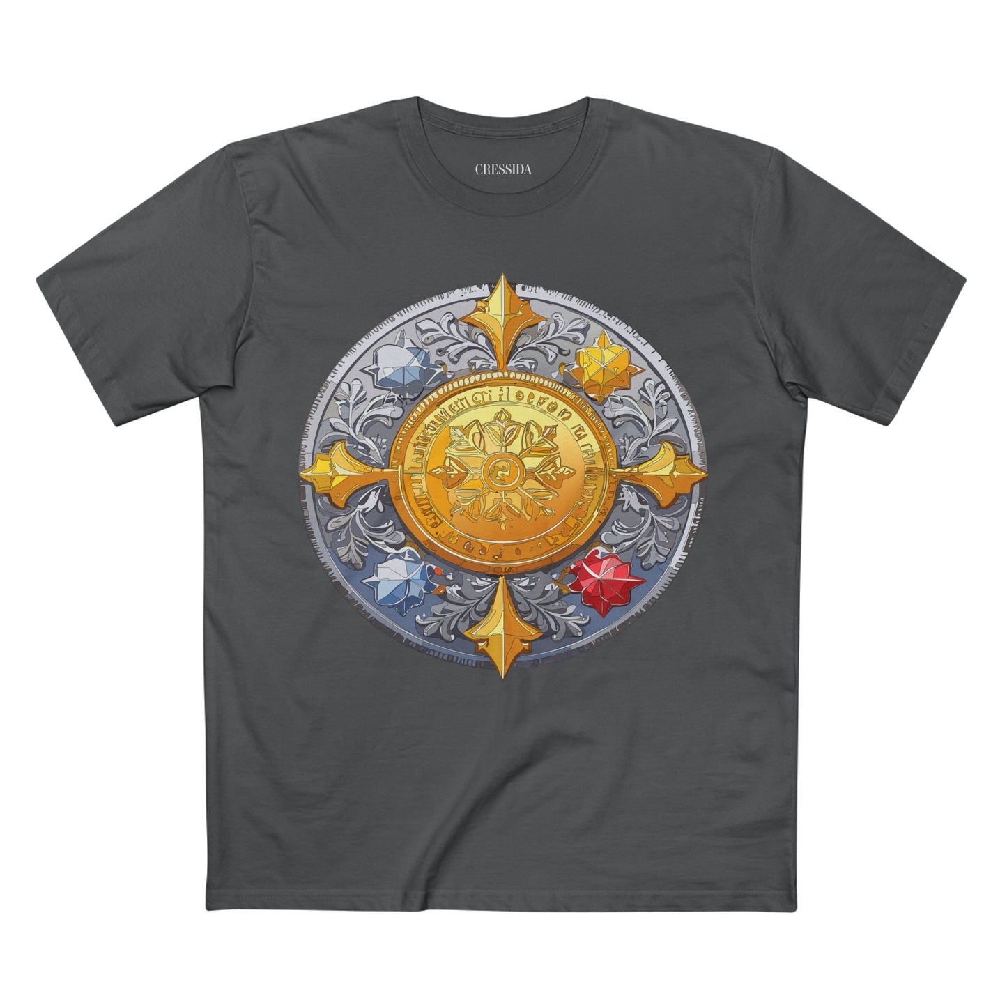 Antique Gold Coin Graphic Design T-Shirt Unisex 100 Cotton With Golden Print Artwork Tee 2