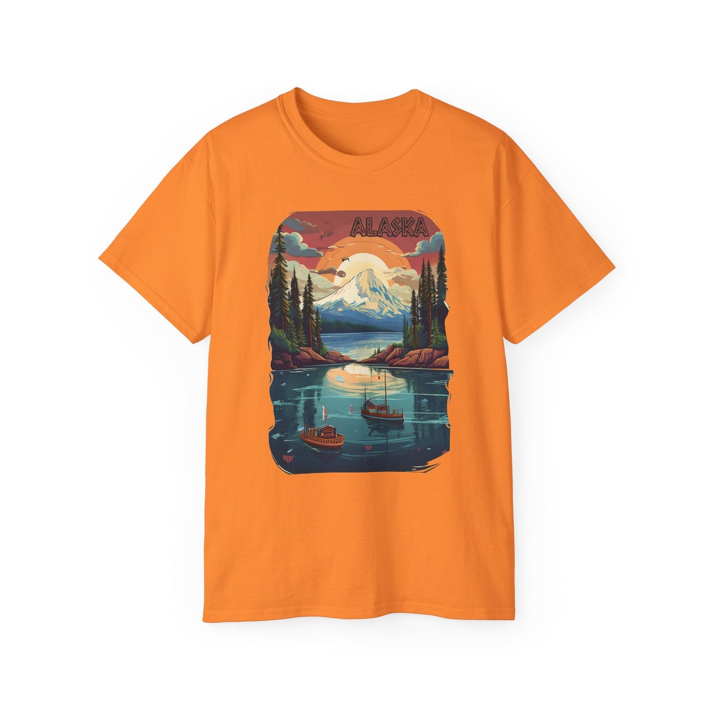 Alaska Graphic Unisex Cotton T‑Shirt 3