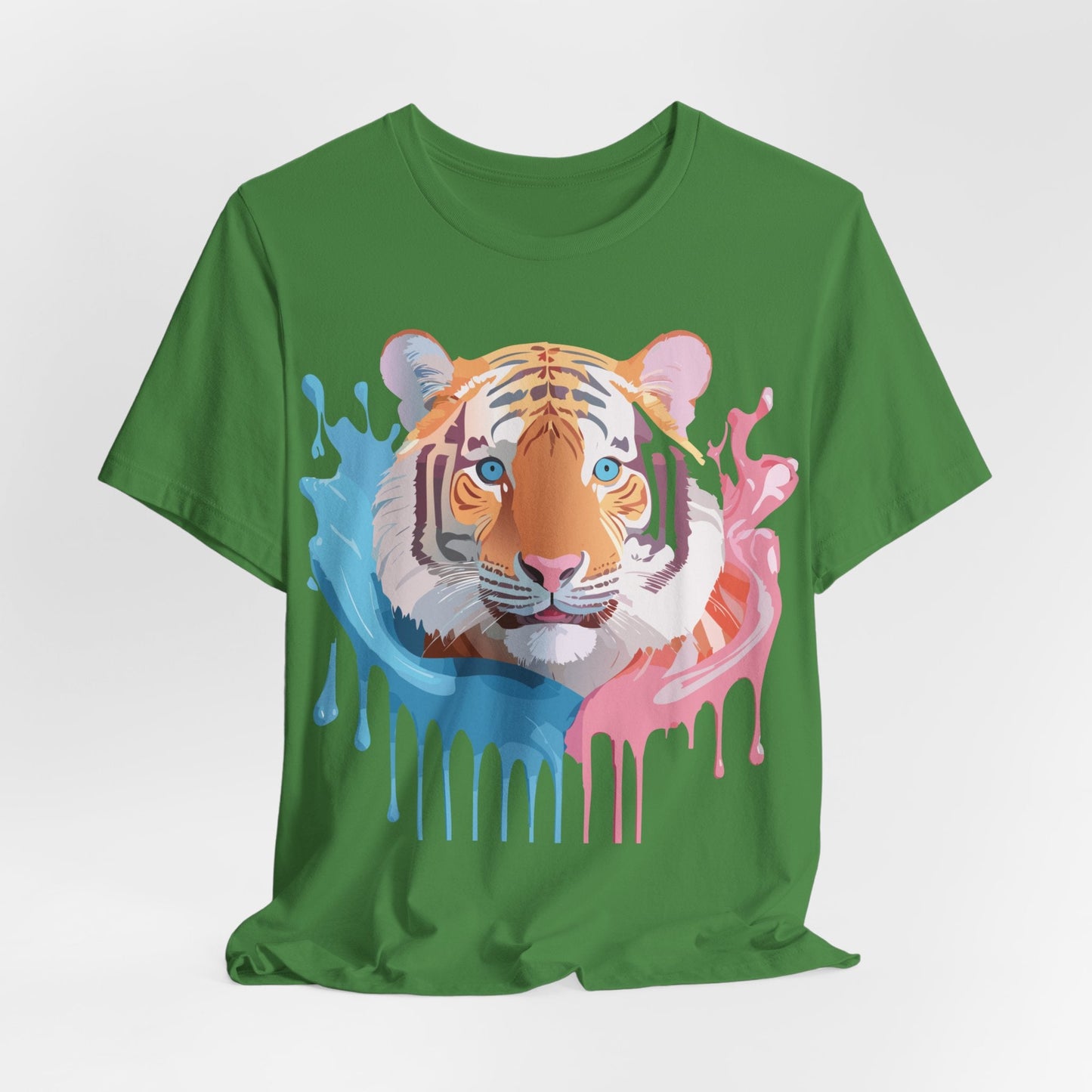 Adelpha Tiger Graphic Tee Premium Unisex Jersey Short Sleeve With Vintage Artwork