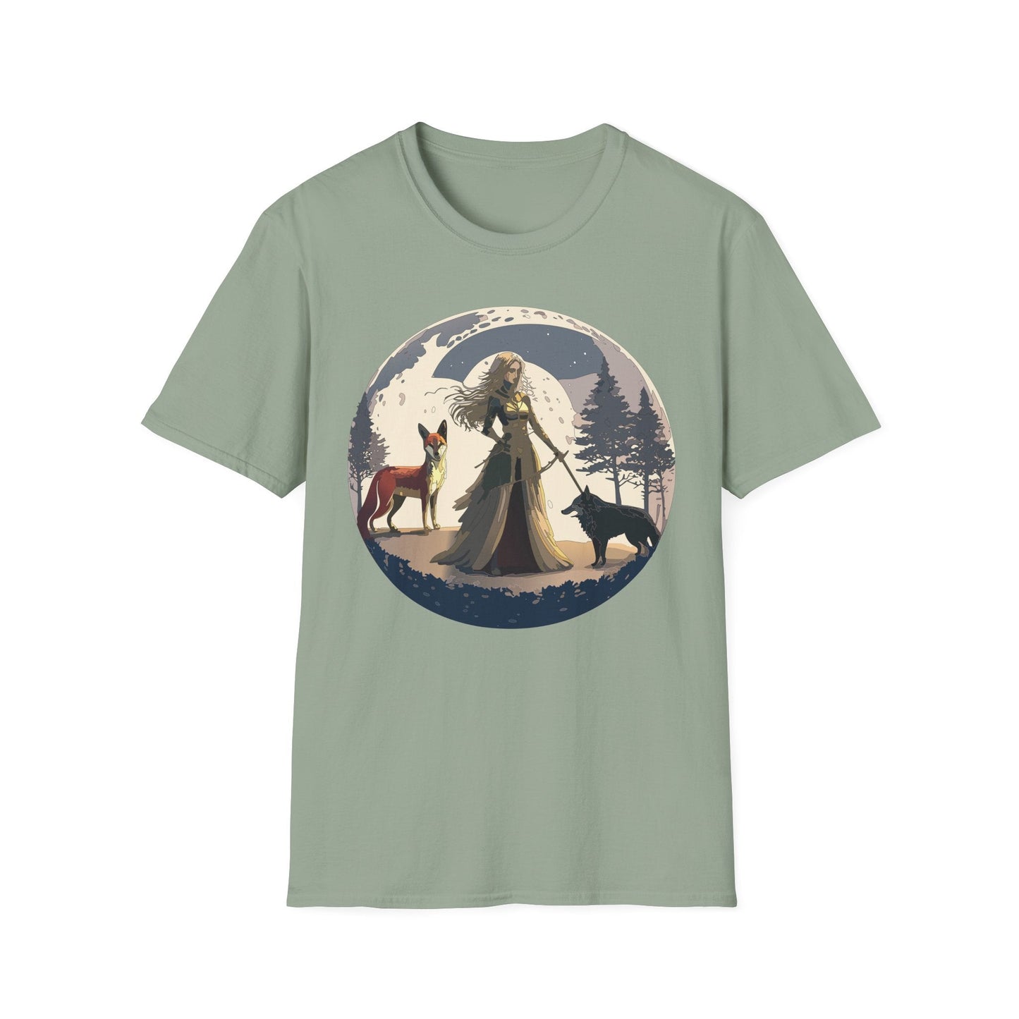 Womens Graphic T Shirt Art Design Tee Softstyle 64000 Gildan Unisex Short Sleeve