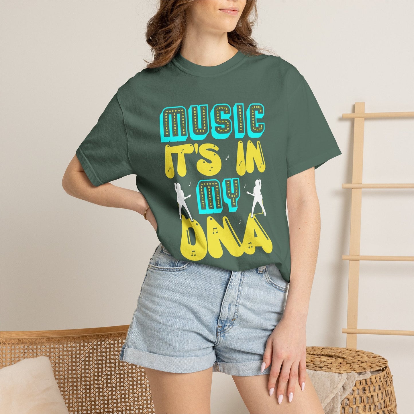 Music Graphic Design Unisex Cotton T-shirt 074