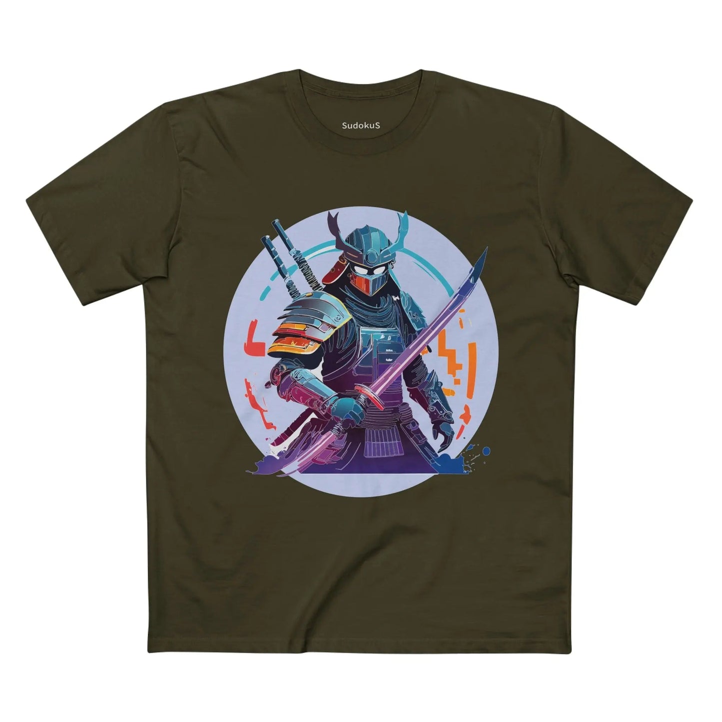 Samurai Graphic Unisex 100 Cotton Staple Tee 5