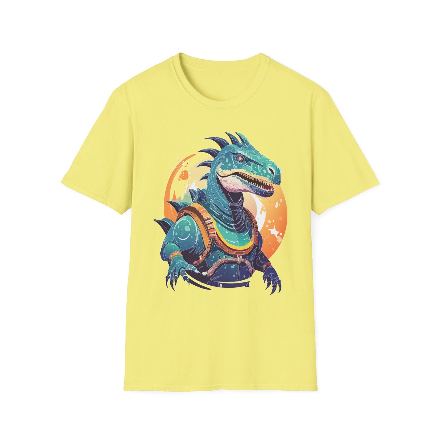 Alien Graphic Unisex Cotton Softstyle UFO Artwork Tee 17