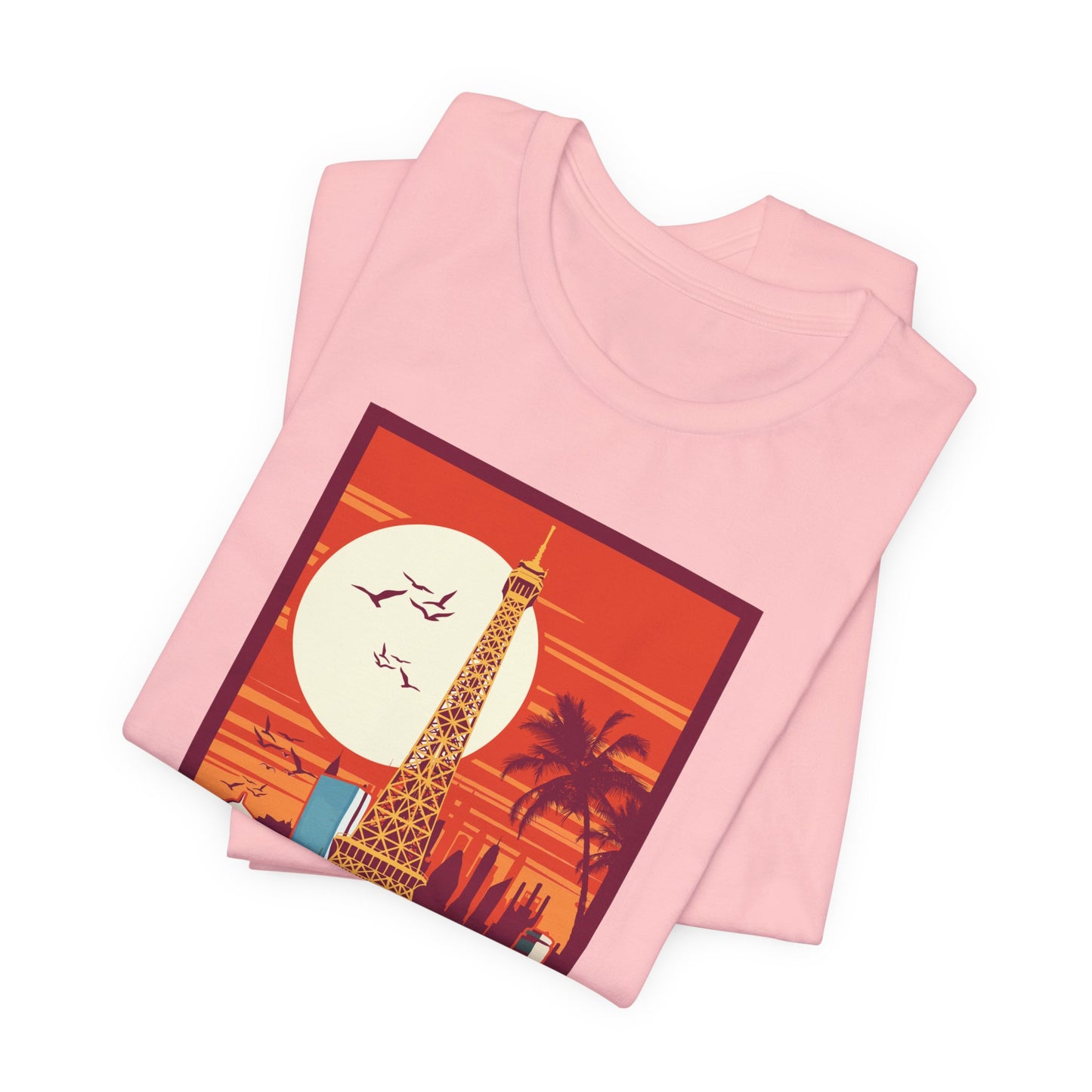 Retro Poster Paris Graphic Design Tee, Paris Shirt, Vintage Tees, Art Design T-Shirt, Graphic Tee, Retro Art Shirts