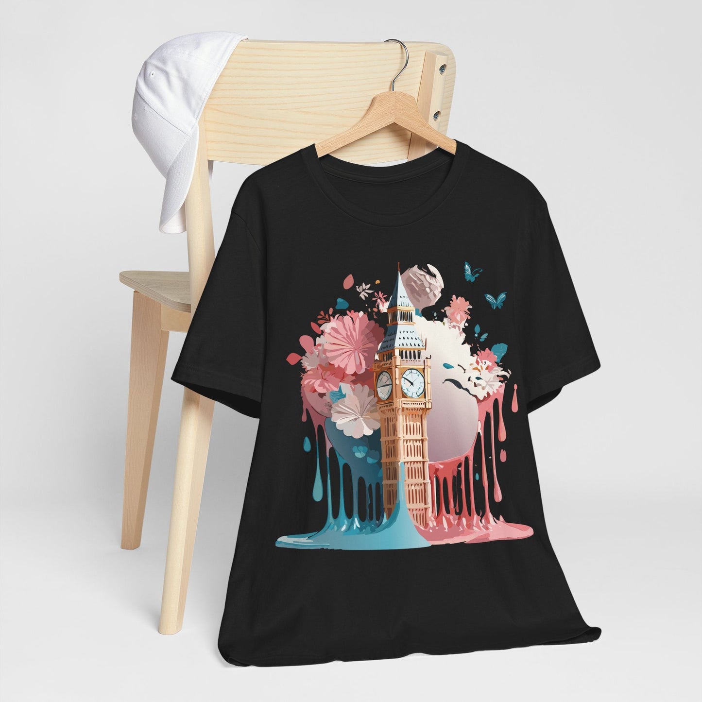 Adelpha London Graphic T Shirt Unisex Short Sleeve Tee For Everyday Style And Travel
