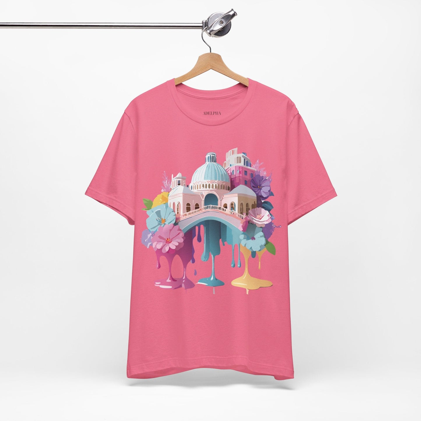 Venice Inspired Tourist Shirt Unisex Graphic Tee Adelpha Vintage Artwork Design Art