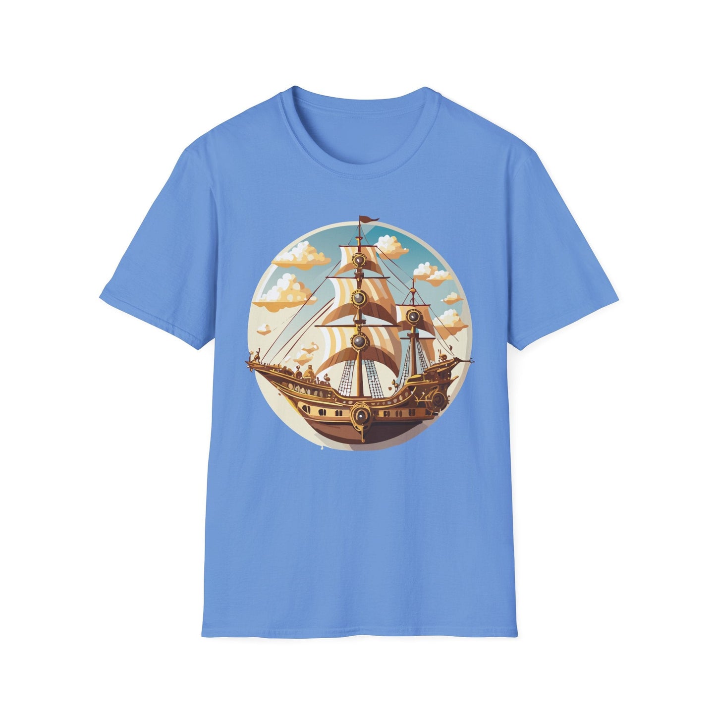 Ship T Shirt Frigate T Shirt Vessel Tee Gildan Softstyle 64000 Unisex Cotton Comfort