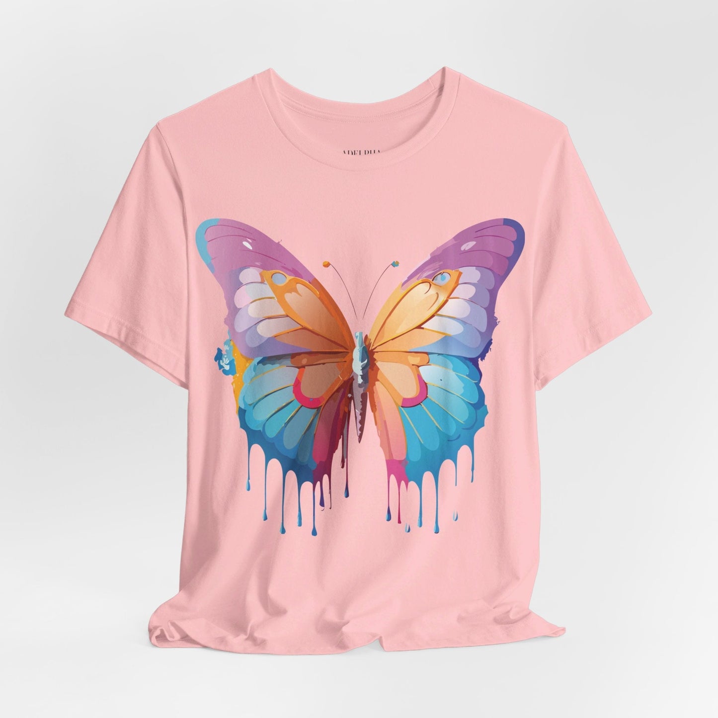 Butterfly Graphic Unisex 100 Cotton Lightweight Vintage Design Jersey Tee 91