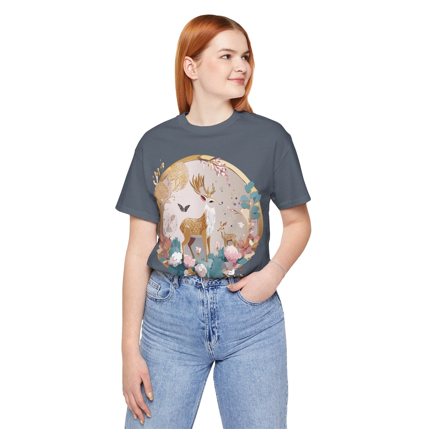 Medallion Graphic T Shirt Unisex Adelpha Vintage Inspired Artwork Short Sleeve Tee