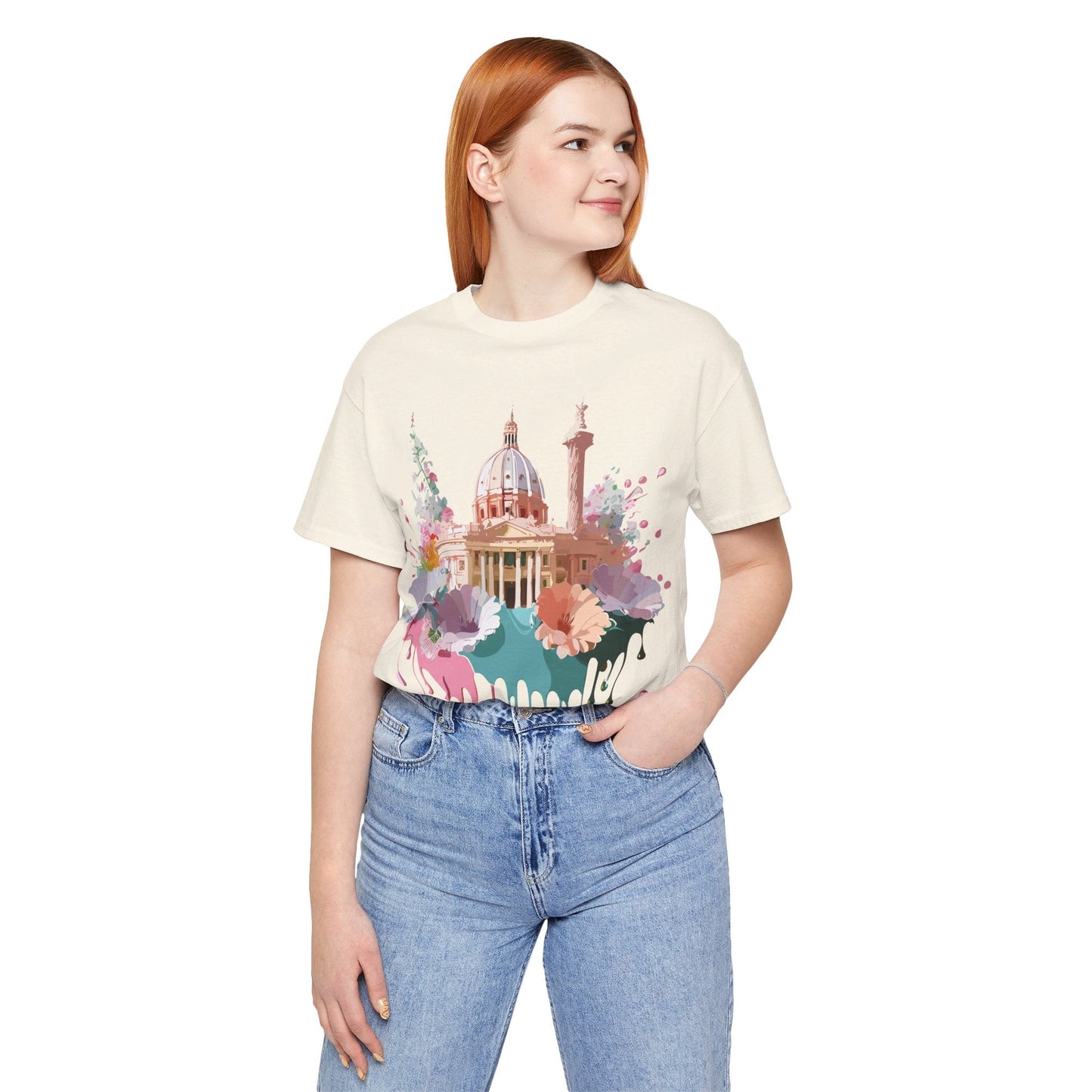 Unisex Rome Graphic Tee Tourist Shirt Adelpha Vintage Artwork Premium Comfort Everyday Wear