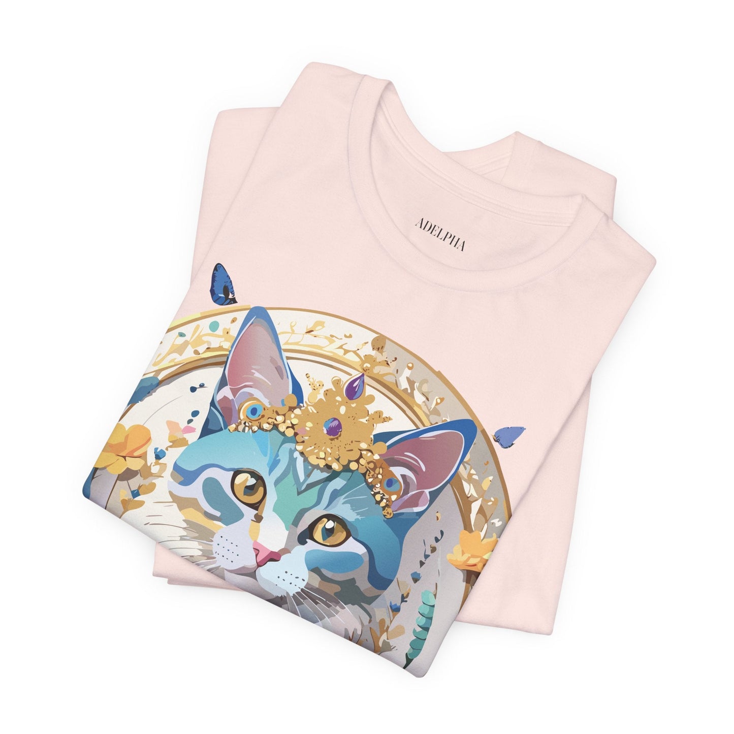 Unisex Graphic Tee With Adelpha Artwork Vintage Inspired Short Sleeve Jersey Shirt