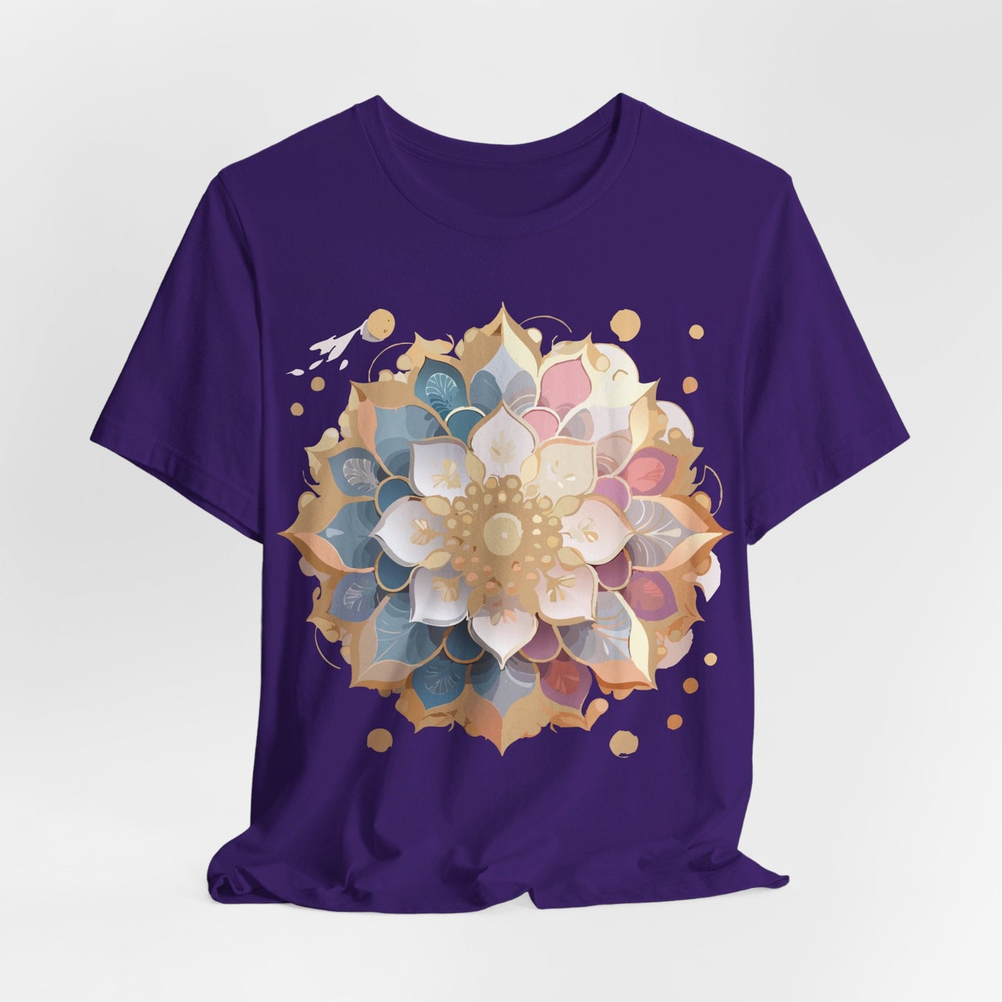 Mandala Graphic Tee Unisex Jersey Short Sleeve From Adelpha Vintage Inspired Artwork