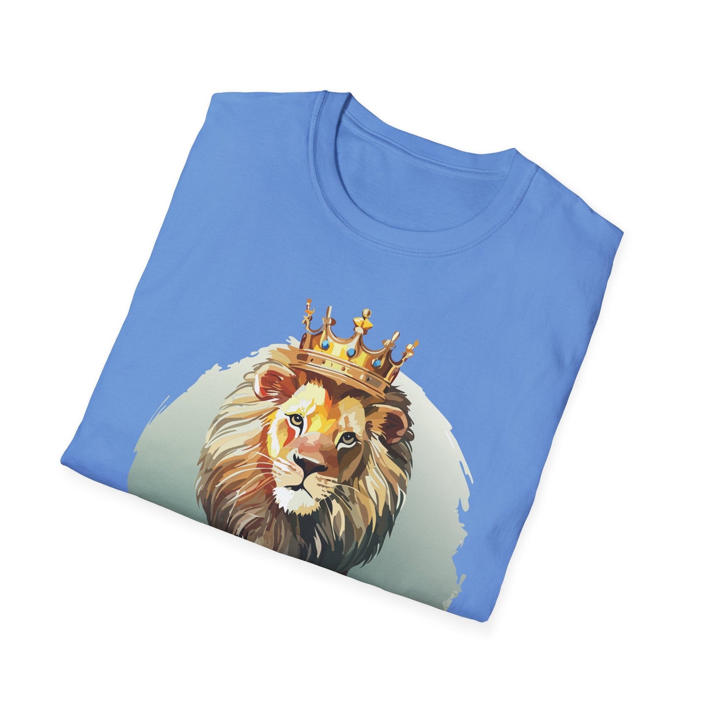 Unisex Lion Shirt Animal Tee Softstyle Gildan 64000 100 Percent Cotton Tee