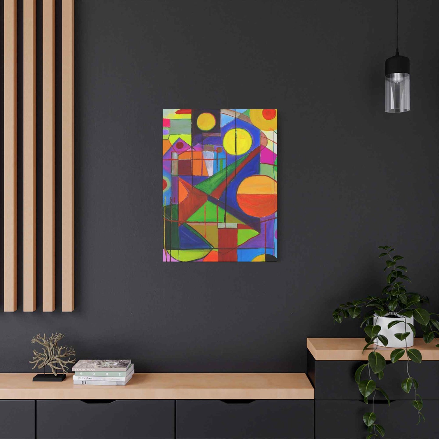 Abstract Painting Print Canvas 20x24,20x30,24x30, 24x32,24x36,30x40, 32x48,36x48,40x60 Pine-Wood Inner Frame ABS-5