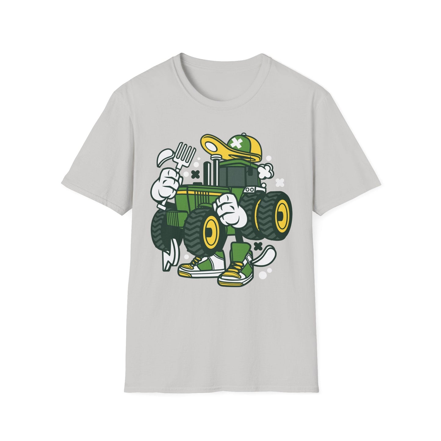 Cartoon T Shirt Animation Tee Funny Design Unisex Softstyle Cotton Shirt 64000 Comfort