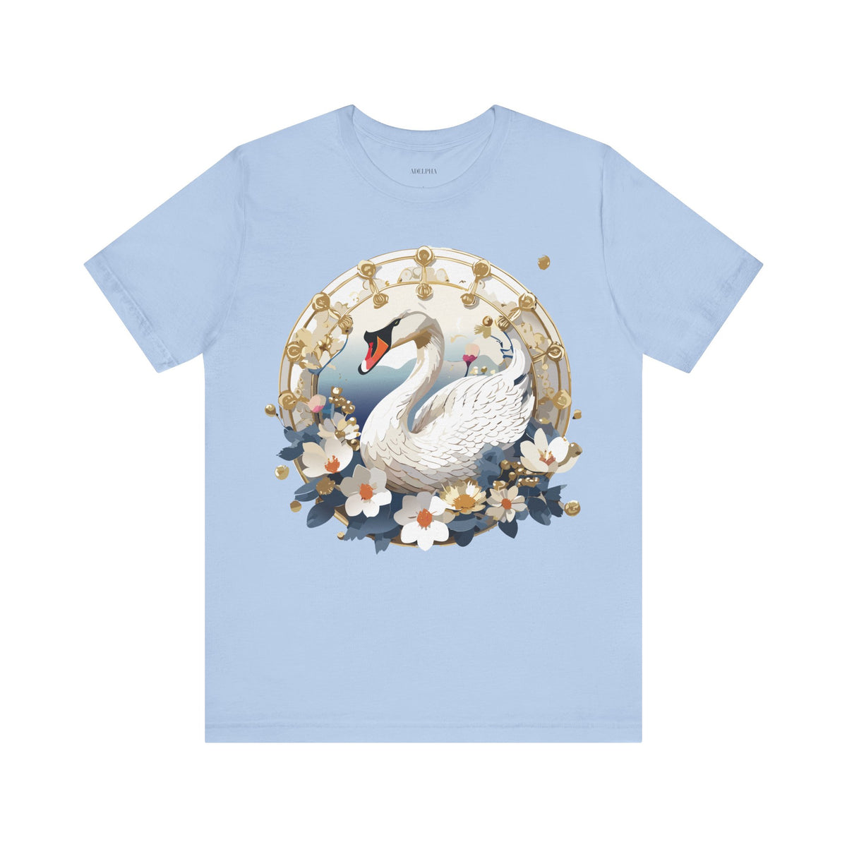 Medallion Graphic Unisex Cotton Bella+Canvas Tee with Art Design d51